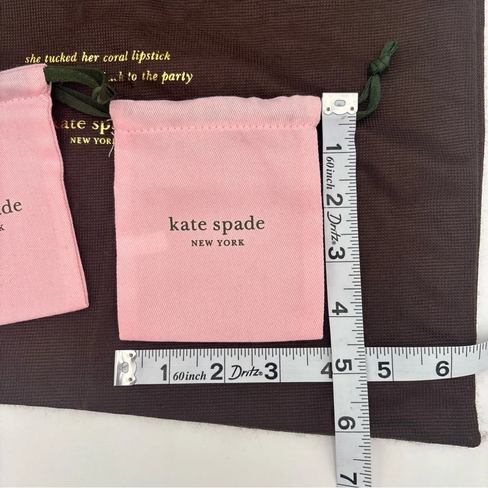 Kate Spade Brown Dust Bag with Gold‎ Text